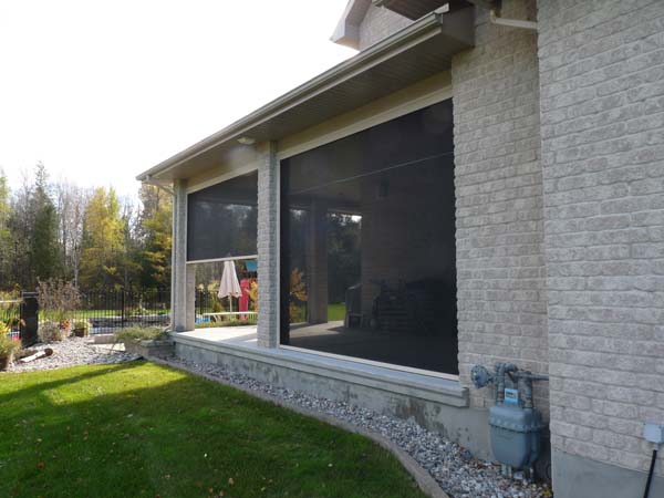 Retractable Screen on Porch