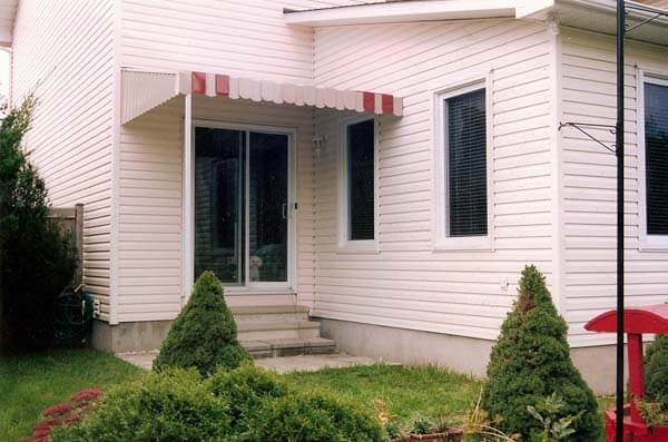 awning above staircase