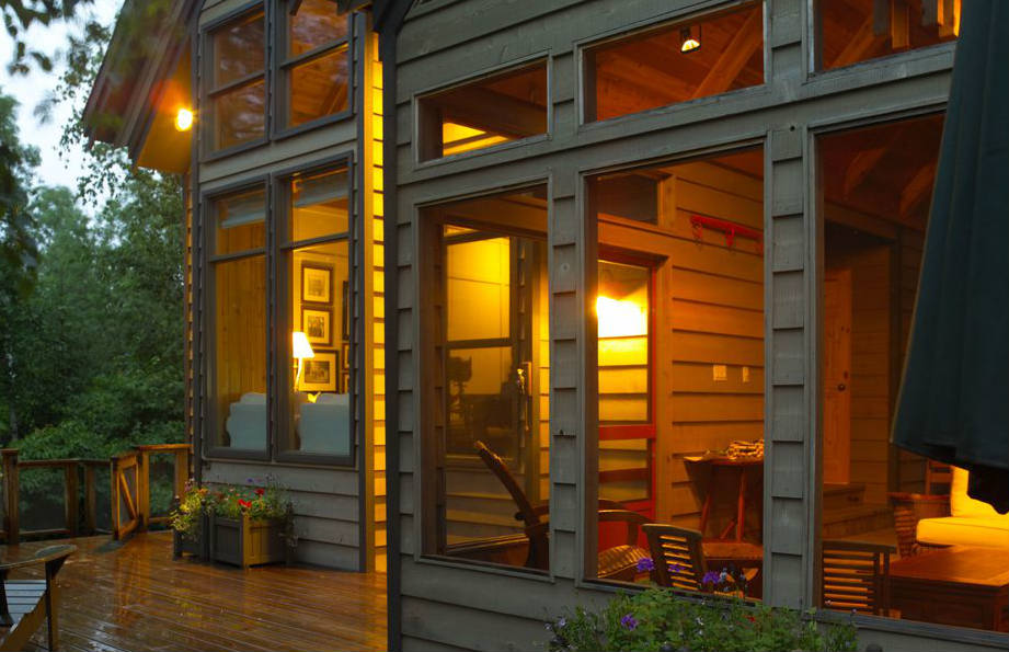 cottage with screened porch