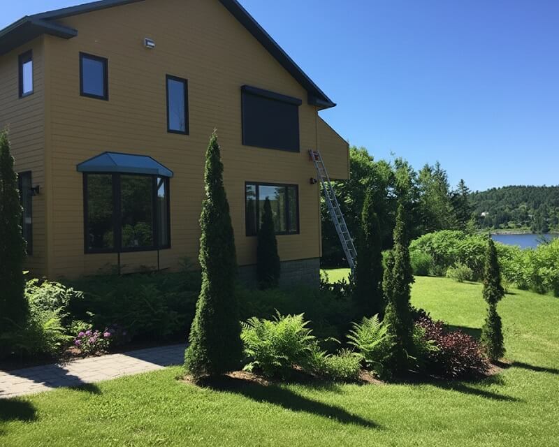 cottage in Ottawa with rollshutters