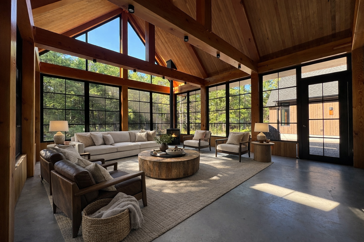 4 track screened room