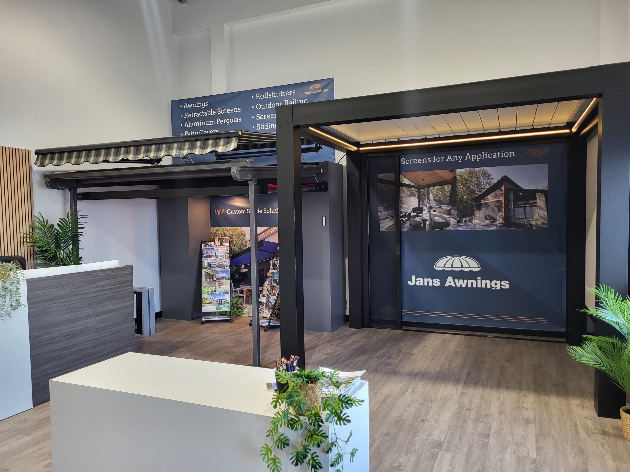 Jan's Awnings Showroom