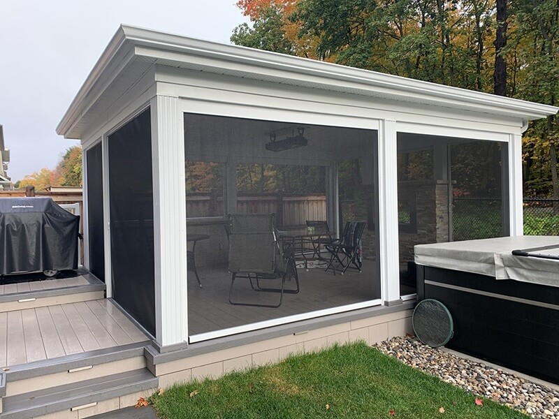 privacy screen hut