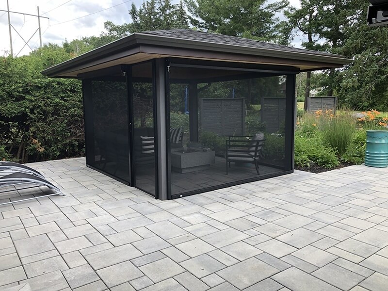 shaded shelter
